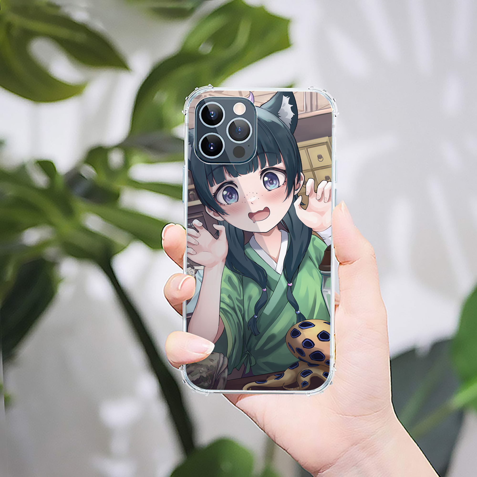 （画像用） 薬屋のひとりごと The Apothecary Diaries 【iPhone 12シリーズ対応】透明スマホケース（クリアソフトケース）